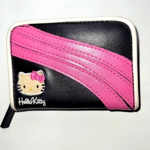 HELLO KITTY SANRIO pink and black wallet